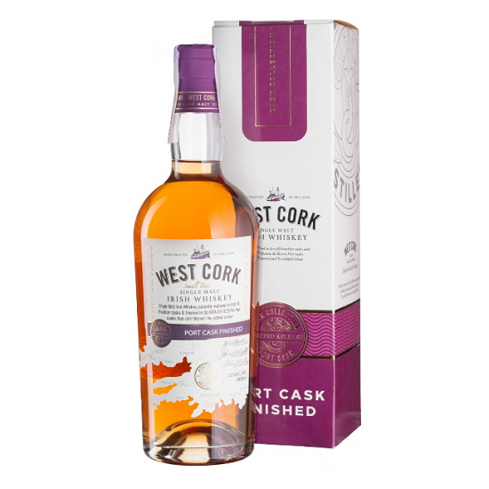 Whiskey WEST CORK<br> Port Cask Finished 43°