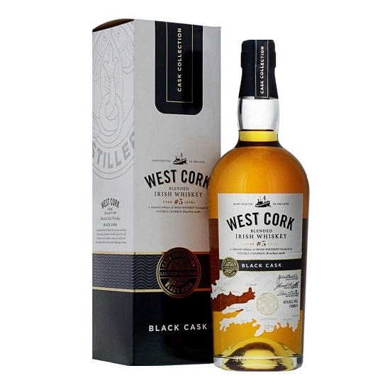 Whiskey WEST CORK<br> "Black Cask", 40°