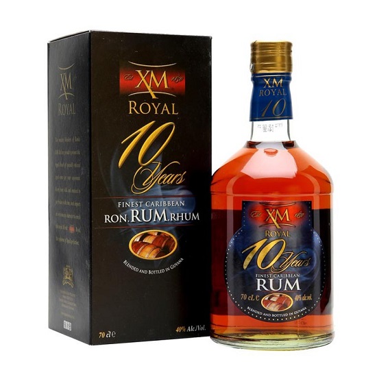 Rhum XM 10 Ans<br> "Royal Demerara", 40°