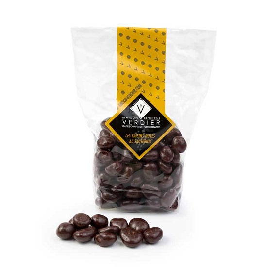 Raisin en chocolat au sauternes <br>Maison Verdier - 100g