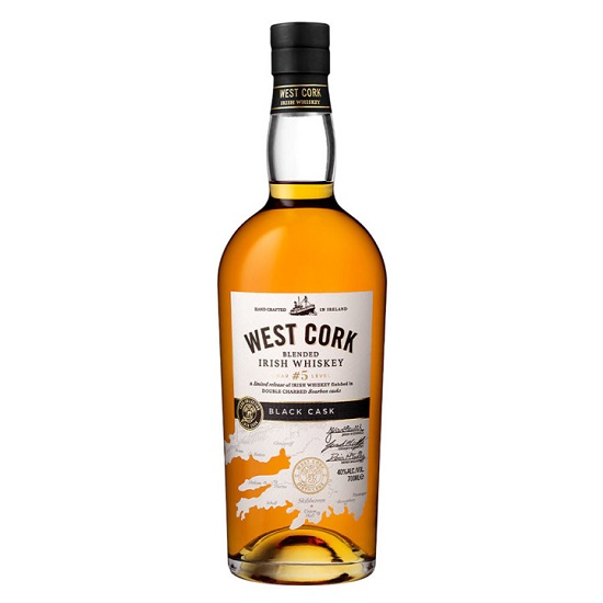 Whiskey WEST CORK<br> "Black Cask", 40°