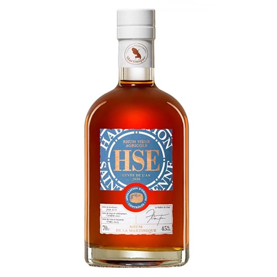 Rhum HSE, 45° <br>"Cuvée de l'An 2016"